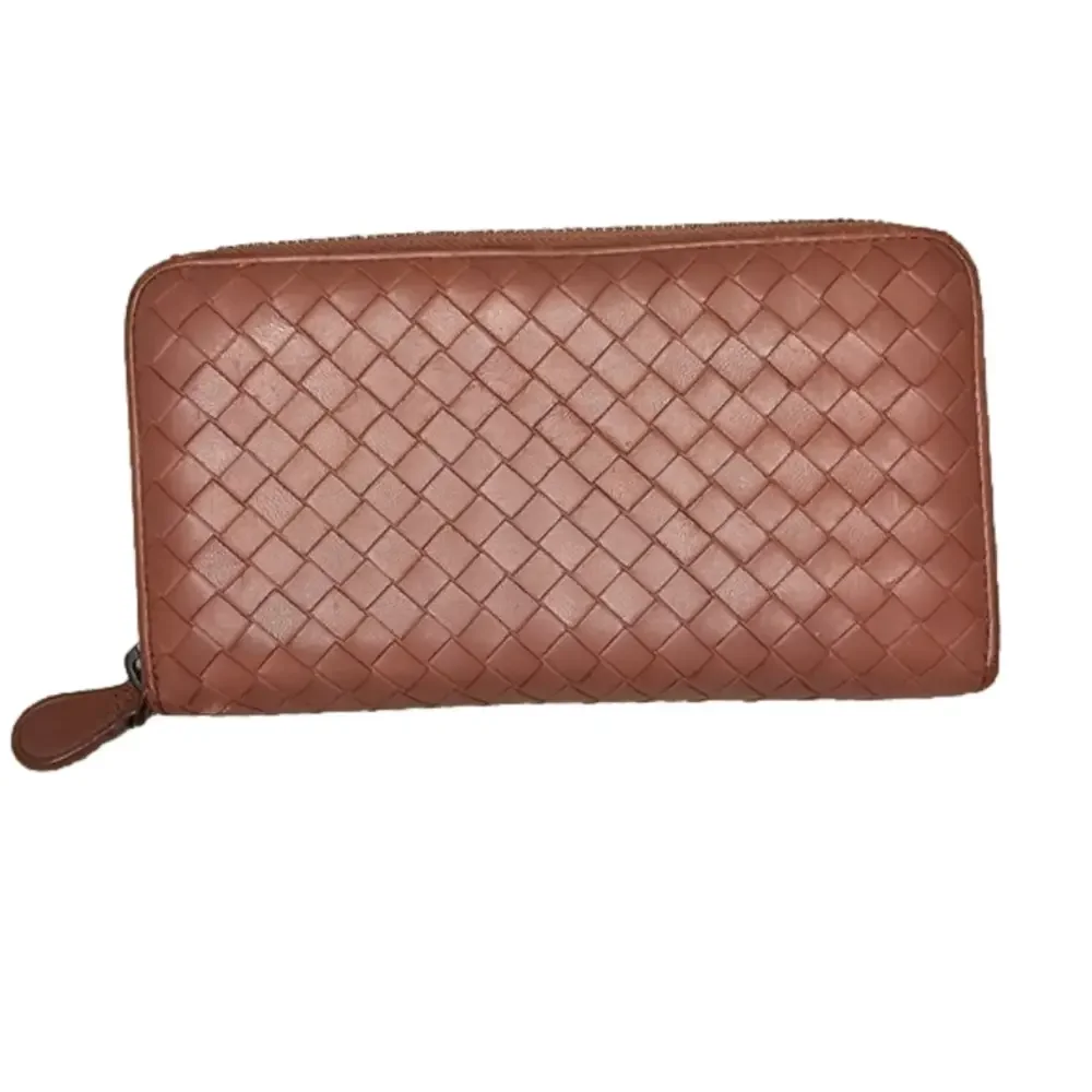Bottega Veneta Pink Zip around wallet